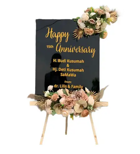 Papan Bunga Akrilik Waruberon